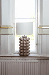 BUBBELS LAMPFOT BROOKEN GREY - stor