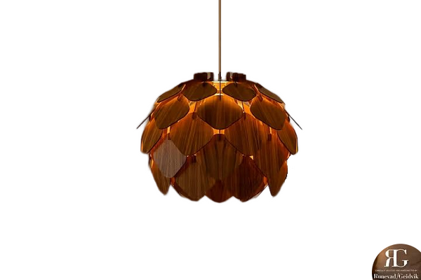 GETTERÖN TAKLAMPA - Large Valnöt