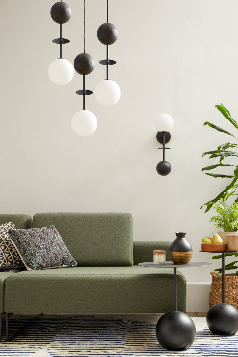 OIO A 3P Black Triple Ceiling Lamp / Plafond