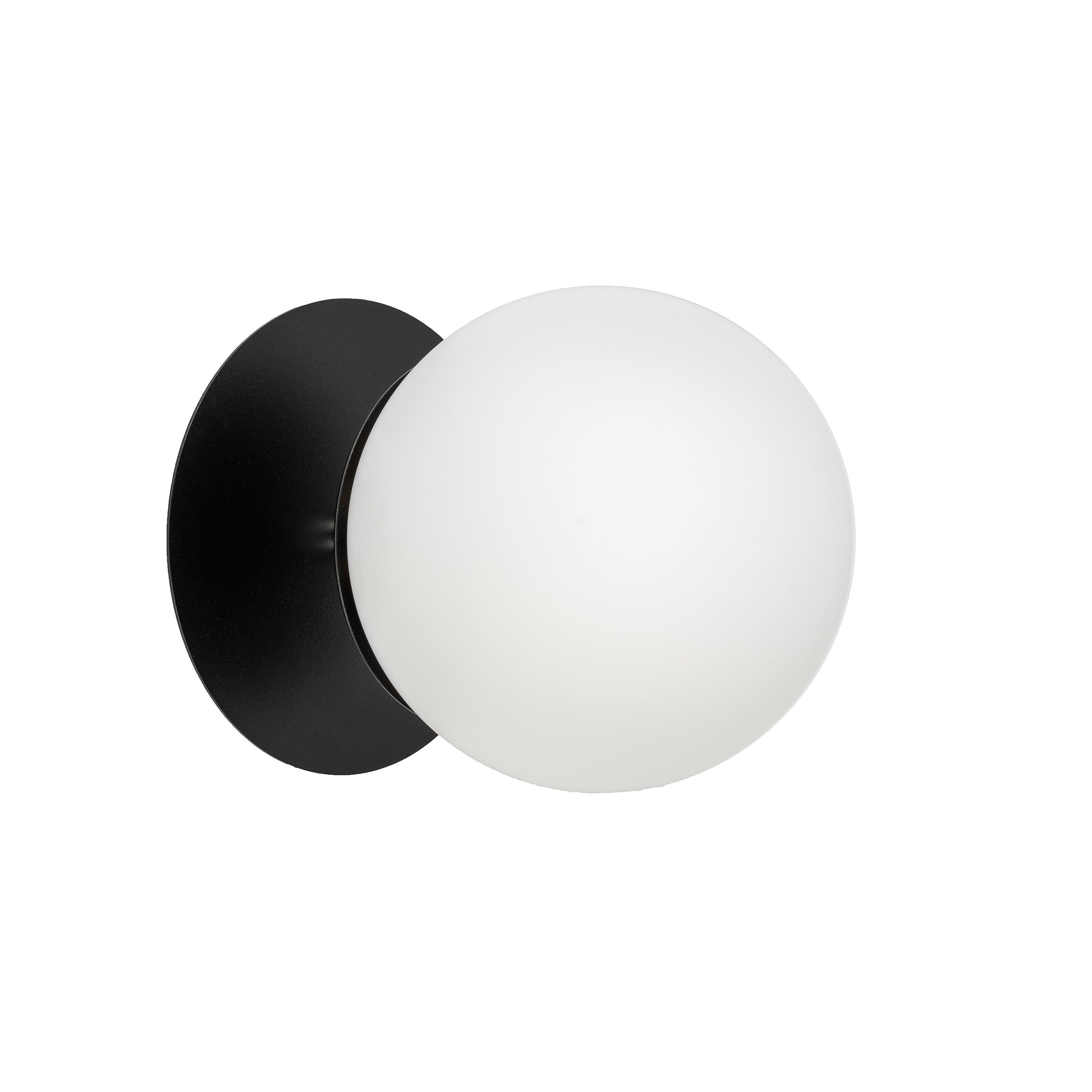 Plaat C vägg/taklampa svart