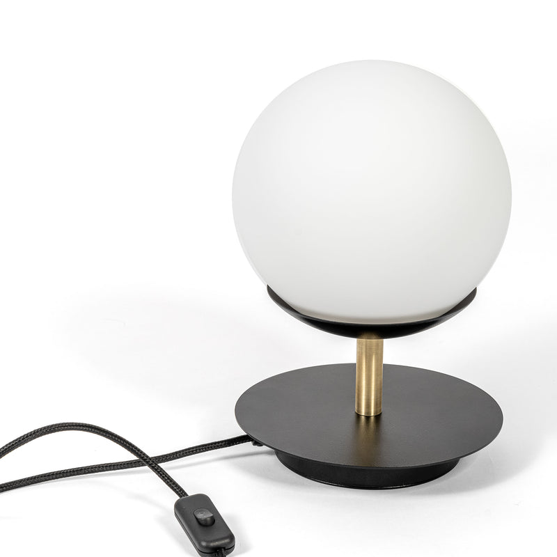 Plaat ST bordslampa SVART/GULD