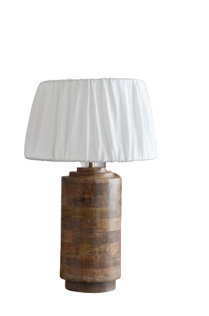 COLUMNA LAMPFOT M ÅLDRAT TRÄ
