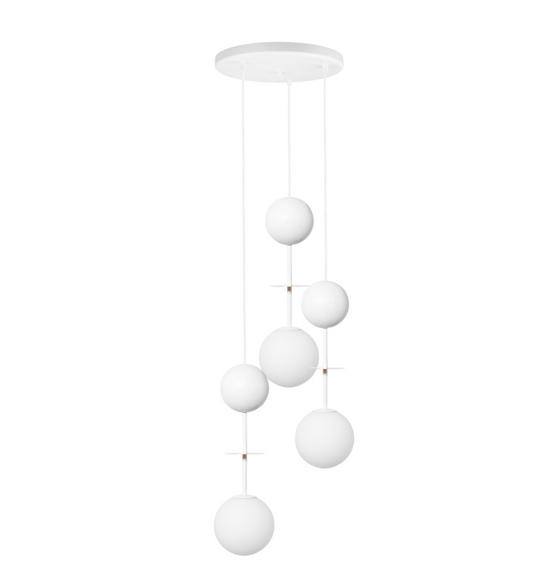 OIO A 3P White Triple Ceiling Lamp / Plafond