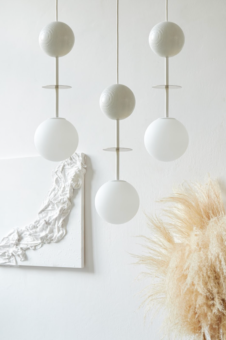 OIO A 3P White Triple Ceiling Lamp / Plafond