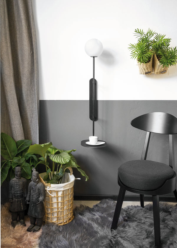Tablo vägglampa svart