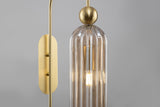 Antic vägglampa Cognac