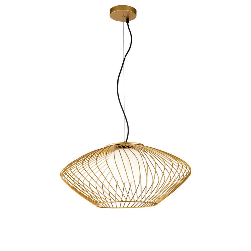 Plec taklampa guld/mässing