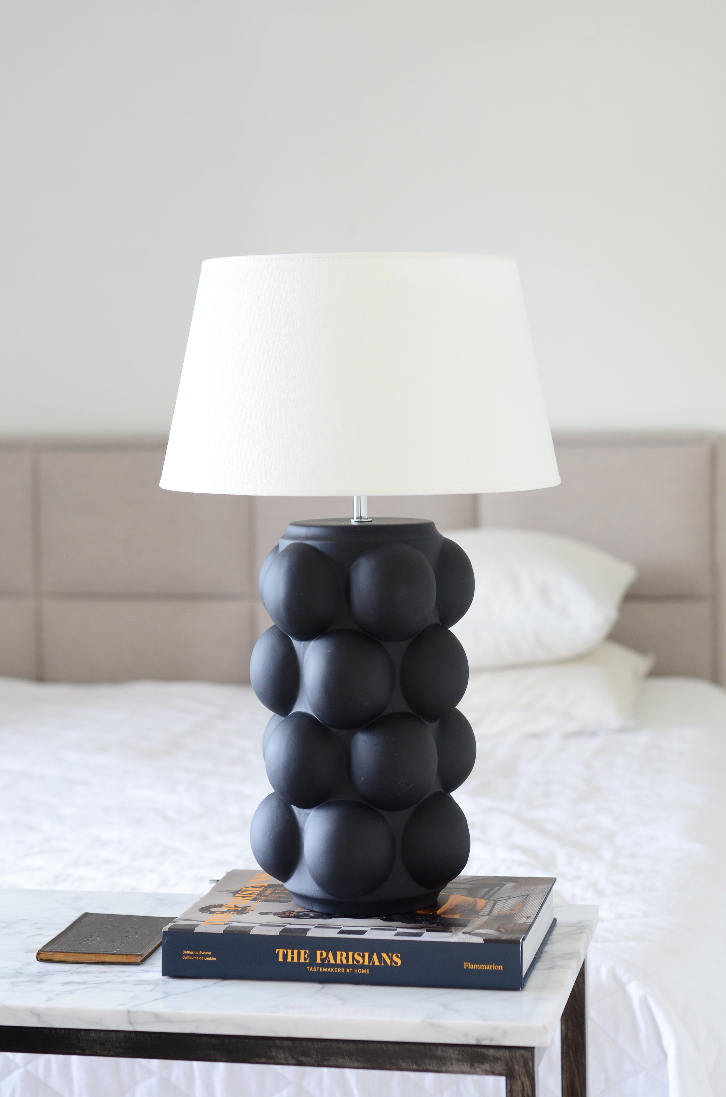 BUBBELS LAMPFOT XL BLACK MATTED
