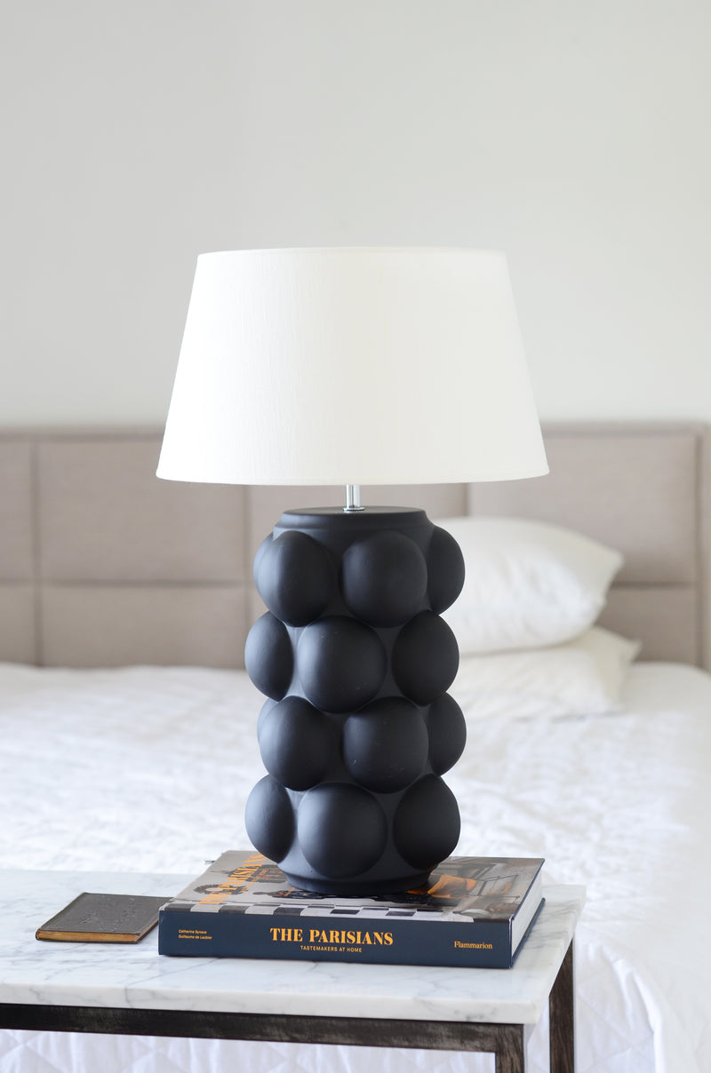 BUBBELS LAMPFOT XL BLACK MATTED