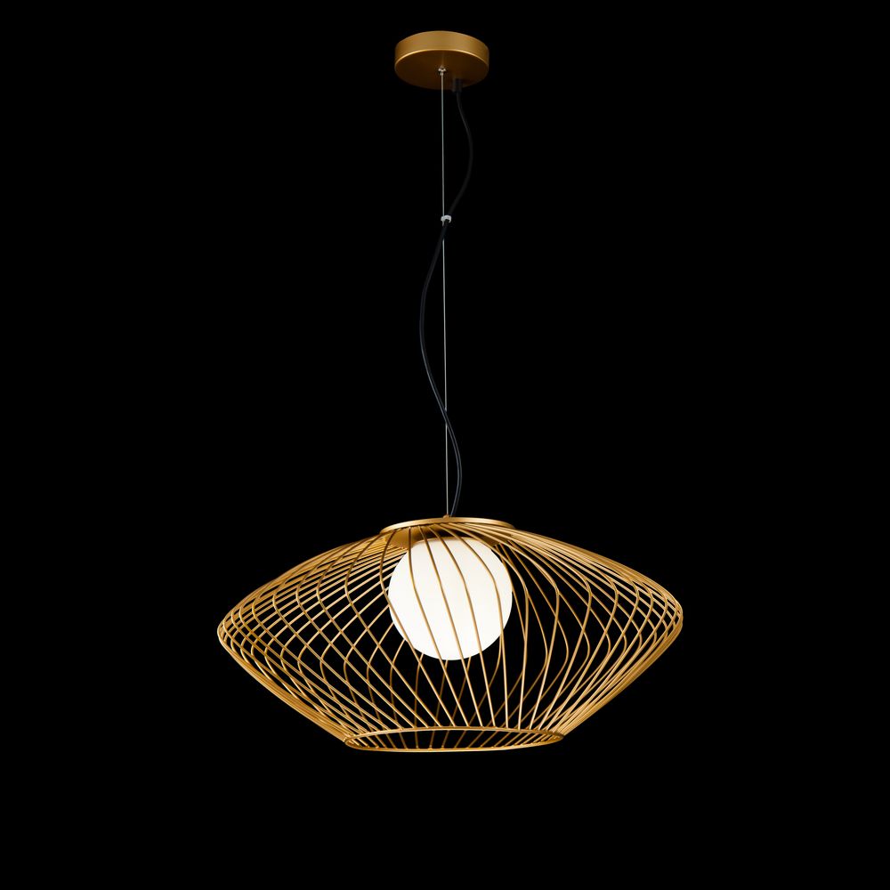 Plec taklampa guld/mässing