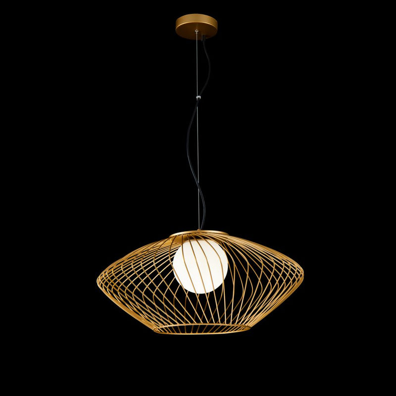 Plec taklampa guld/mässing