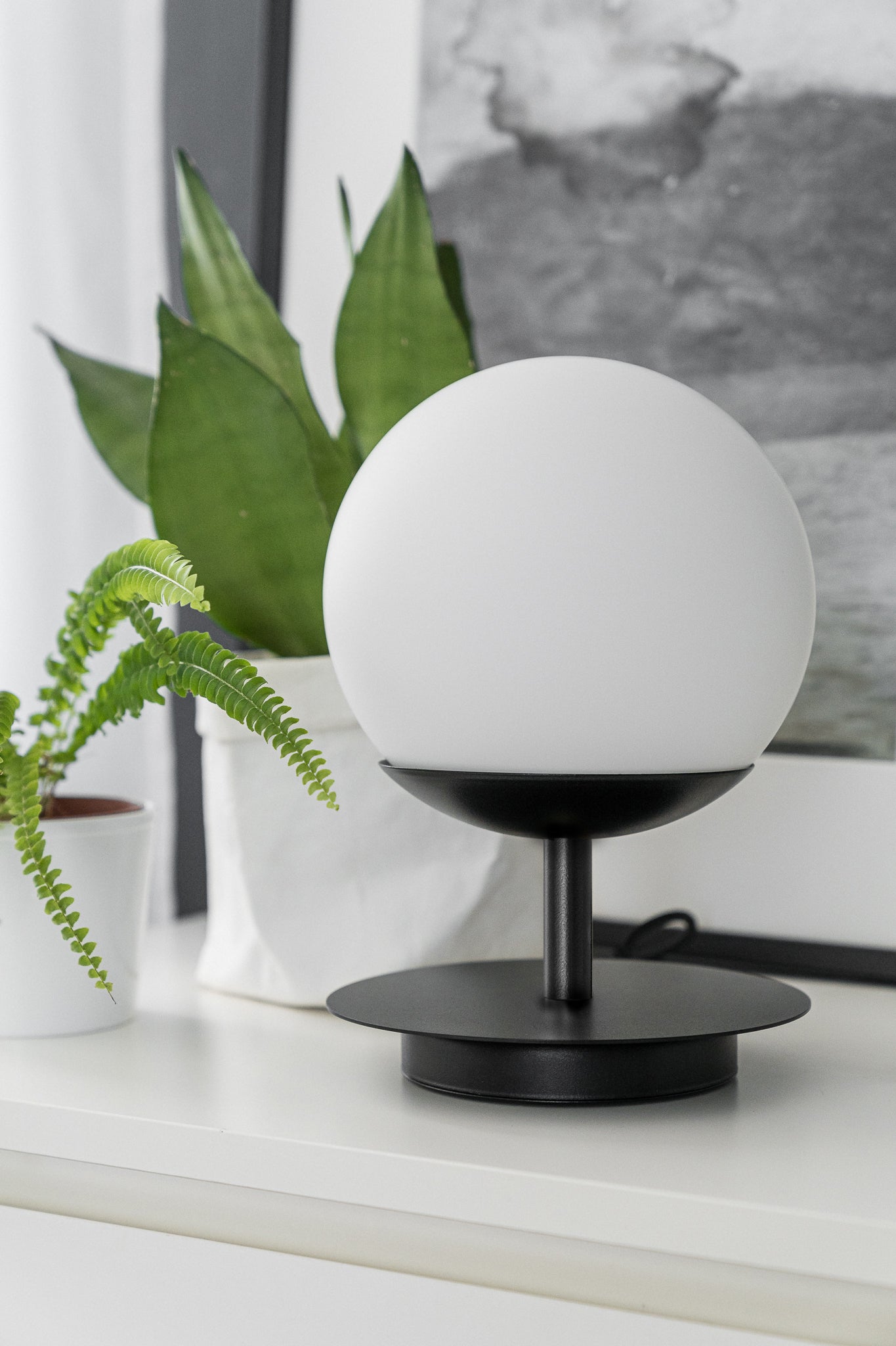 PLAAT ST BORDSLAMPA SVART