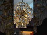Chloe Crystal Chandelier - L - CLEAR