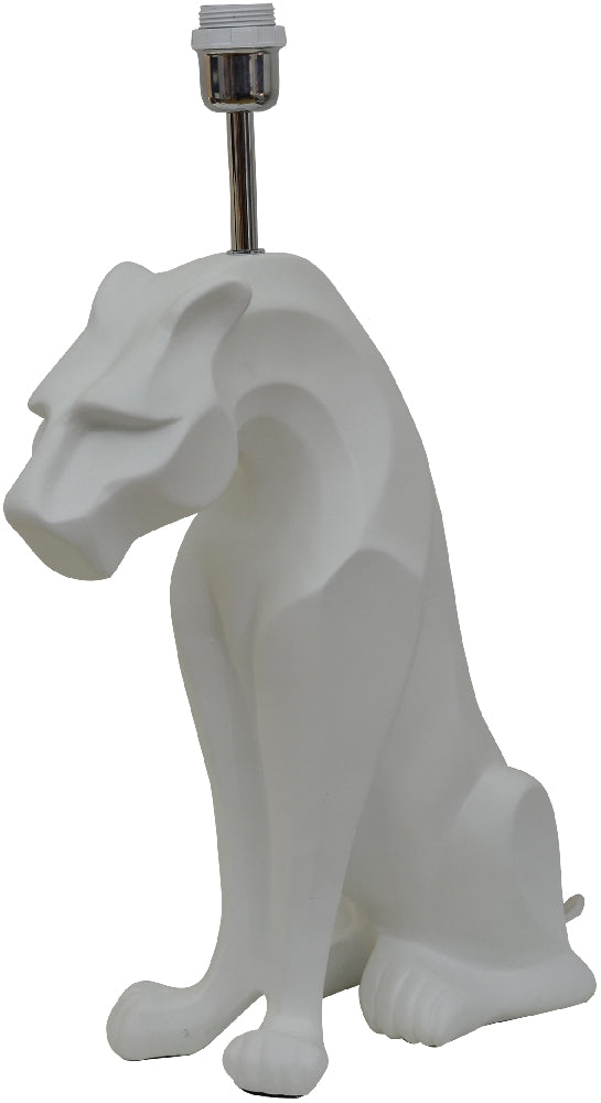 PANTHER LAMPFOT VIT MATT